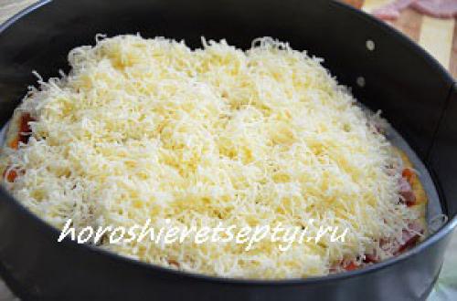 Кабачковая пицца по Дюкану. Ингредиенты: