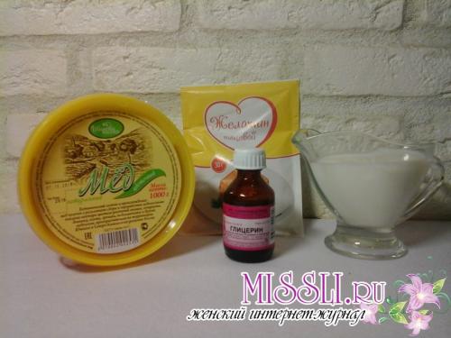 Желатин и мед для лица. Глицерин + желатин — лучшая домашняя маска от морщин и дряблости кожи