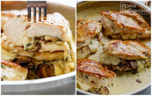 Куриное филе фаршированное сыром и зеленью с чесноком. Фаршированная куриная грудка — мои излюбленные рецепты