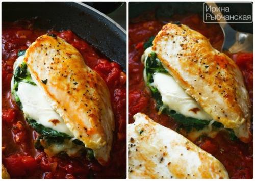 Куриное филе фаршированное сыром и зеленью с чесноком. Фаршированная куриная грудка — мои излюбленные рецепты