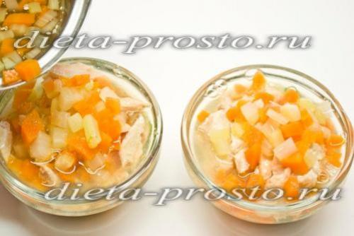 Заливное по-Дюкану. Заливное из красной рыбы по Дюкану