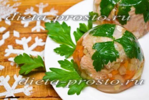 Заливное по-Дюкану. Заливное из красной рыбы по Дюкану