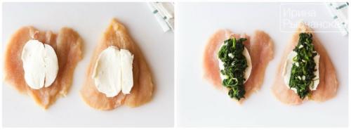 Куриное филе фаршированное сыром и зеленью с чесноком. Фаршированная куриная грудка — мои излюбленные рецепты