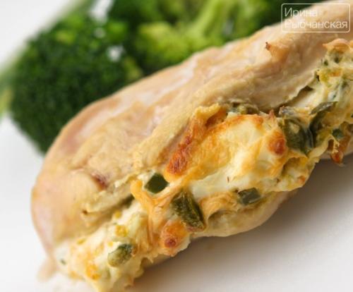 Куриное филе фаршированное сыром и зеленью с чесноком. Фаршированная куриная грудка — мои излюбленные рецепты