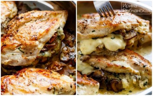 Куриное филе фаршированное сыром и зеленью с чесноком. Фаршированная куриная грудка — мои излюбленные рецепты