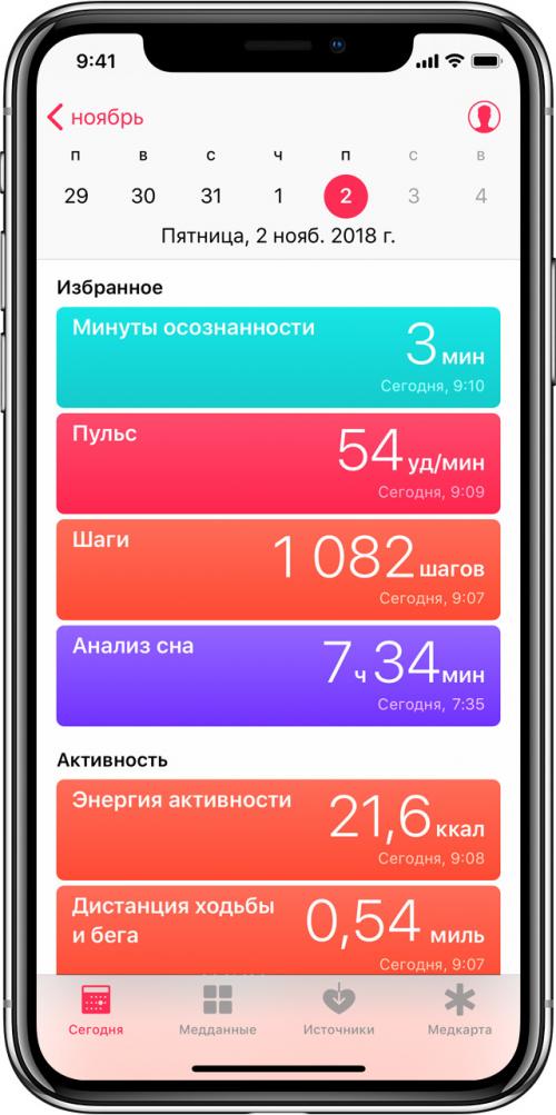Приложение для здорового образа жизни iPhone. Использование программы «Здоровье» на iPhone или iPod touch