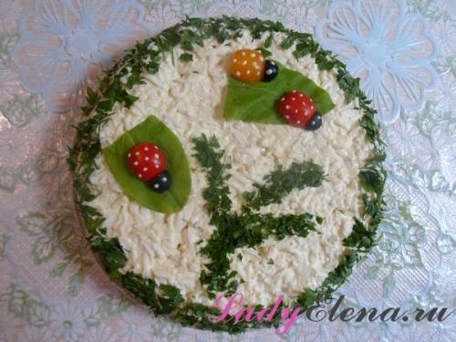 Диетический салат с сайрой консервированным. Салат с сайрой «Нежность» – пошаговый фото-рецепт