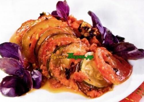 Постный и вкусный рататуй