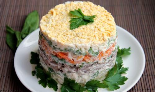 Салат из свиной печени рецепты