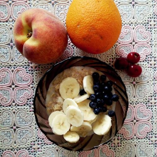 Жареная овсянка с бананом. Ваша овсянка, сэр!