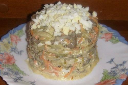 Салат из печени с морковью по корейски. Салат из печени по-корейски: 5 самых удачных рецептов