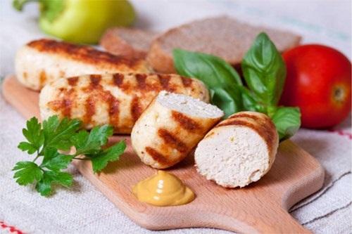 Диетическая сосиска. Сосиски из куриной грудки