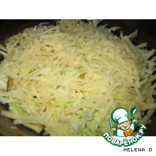 Салат Цезарь на Новый год. Салат "Цезарь" с курицей
