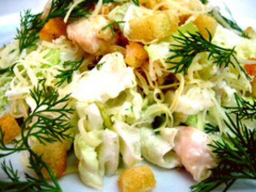 Салат Цезарь калорийность. "Цезарь"