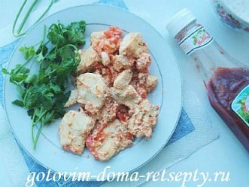 Курица с помидорами и сметаной. Навигация по записям