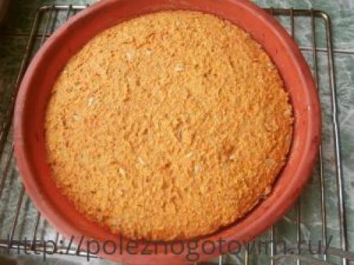 Низкокалорийный морковный пирог. Низкокалорийный торт