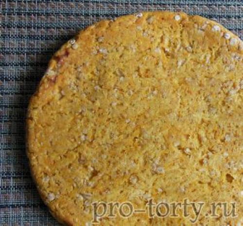 Морковный диетический торт