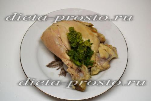 Салат с курицей по дюкану атака. Салат "Супер протеин " (этап Атака)