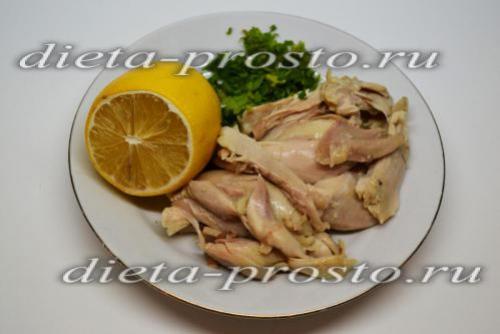 Салат с курицей по дюкану атака. Салат "Супер протеин " (этап Атака)