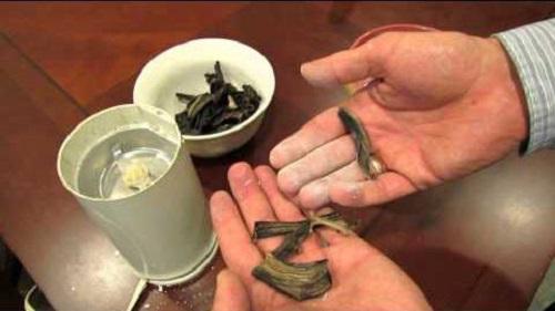 Сухой порошок из банановой кожуры