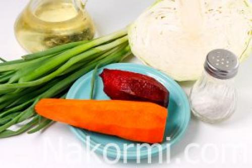 Салат-щетка со сметаной. Салат «Щетка»