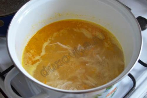 Куриный суп с яйцом и сыром. Рецепт 3: куриный суп с яйцом и вермишелью