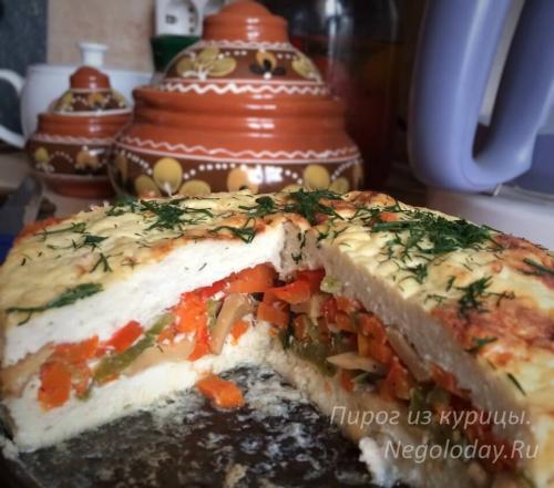 Диетический пирог с куриной грудкой. Пирог из курицы. Диетический рецепт для праздника