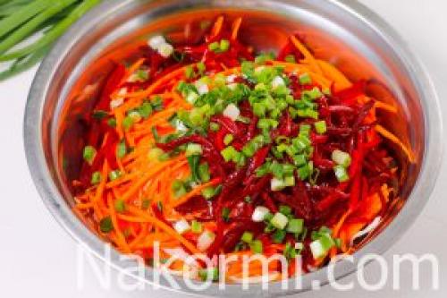 Салат-щетка со сметаной. Салат «Щетка»