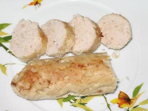 Диетическая колбаса из говядины. Колбаски куриные в духовке от Мираж
