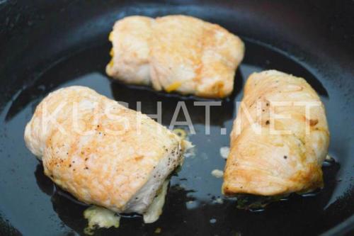 Куриные рулетики со шпинатом. Куриный рулет с сыром и шпинатом. Пошаговый рецепт с фото