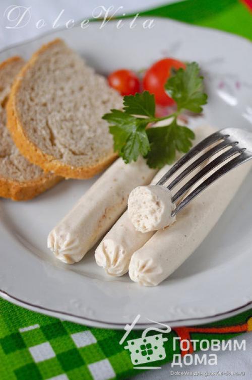 Домашние куриные сосиски
