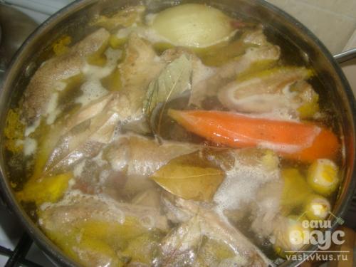 Холодец из домашней курицы. Рецепт 2: куриный холодец с желатином