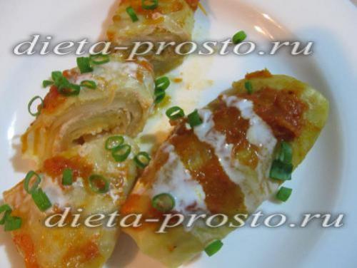 Голубцы по дюкану на чередовании. Голубцы по Дюкану в густом томатном соусе