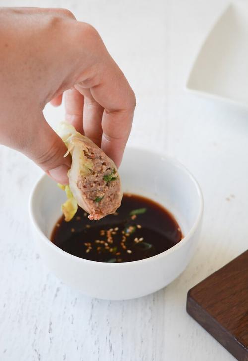 Кето-голубцы со свининой