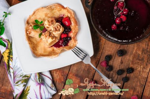 Рецепт оригинальных блинов на миндальном молоке с фото — пальчики оближешь!