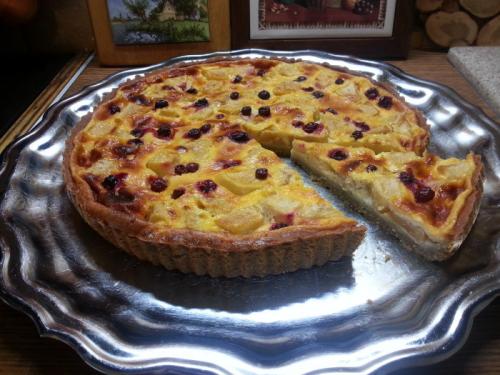 Шарлотка с псиллиумом. Сметанный пирог с яблоками