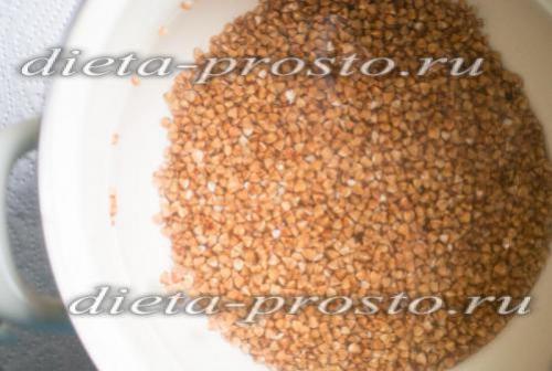 Гречка с грибами диетическая. Гречка с грибами