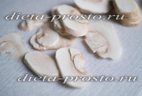 Гречка с грибами диетическая. Гречка с грибами