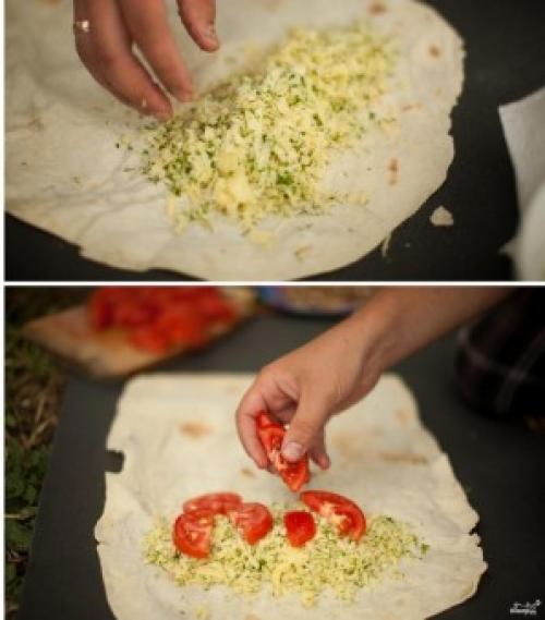 Рецепты с адыгейским сыром и лавашом. Лаваш с адыгейским сыром и зеленью