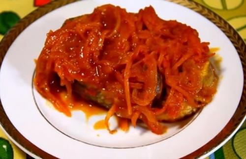 Хек или минтай в духовке. Минтай в духовке под маринадом из моркови и лука