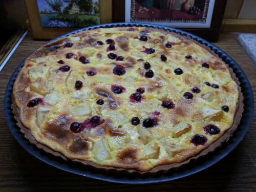 Шарлотка с псиллиумом. Сметанный пирог с яблоками