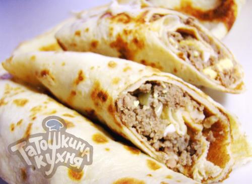 Блины с псиллиумом по Дюкану. Блины с мясом по Дюкану (без отрубей)