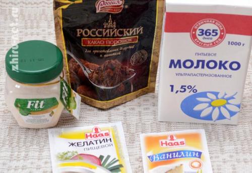 Желе по дюкану. Молочный диетический десерт по Дюкану