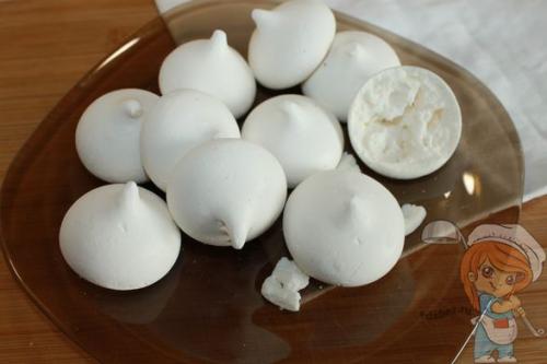 Диетические безе без сахара. Рецепт нежного десерта без сахара