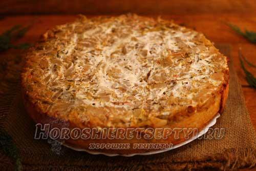 Капустный пирог из рисовой муки. Пирог из рисовой муки