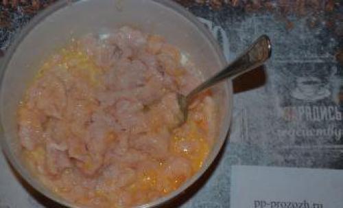 ПП сосиски из куриной грудки