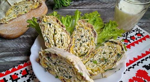 Рулет из лаваша с консервой и крабовыми палочками. Как приготовить рулет из лаваша с консервированной рыбой