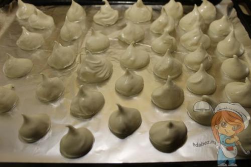 Диетические безе без сахара. Рецепт нежного десерта без сахара