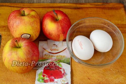 Домашний диетический зефир. Диетический зефир из яблочного пюре