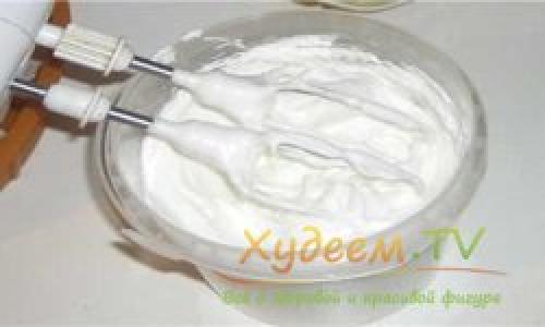 Рецепт диетического заварного крема для торта №3